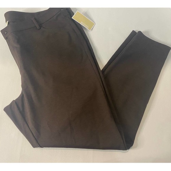 NEW MICHAEL KORS Pants Womens Size 20W Chocolate